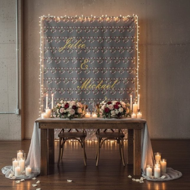Tapete De Parede photobooth mariage gris (Criador carregado)