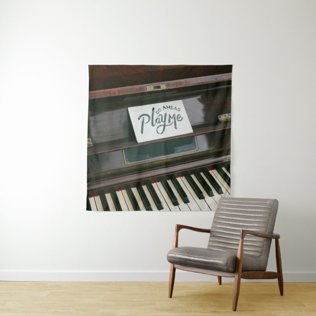 Tapete De Parede Piano Bonito (In Situ)