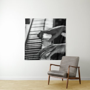 Tapete De Parede Piano Incrível