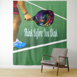 Tapete De Parede Pickleball Pense Antes de Você Dink