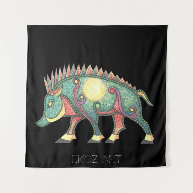 Tapete De Parede Pictic Boar Sun (Frente)