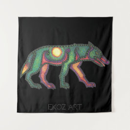 Tapete De Parede Pictic Wolf Sun