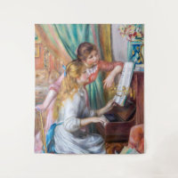 Pierre Auguste Renoir - Jovens Meninas no Piano