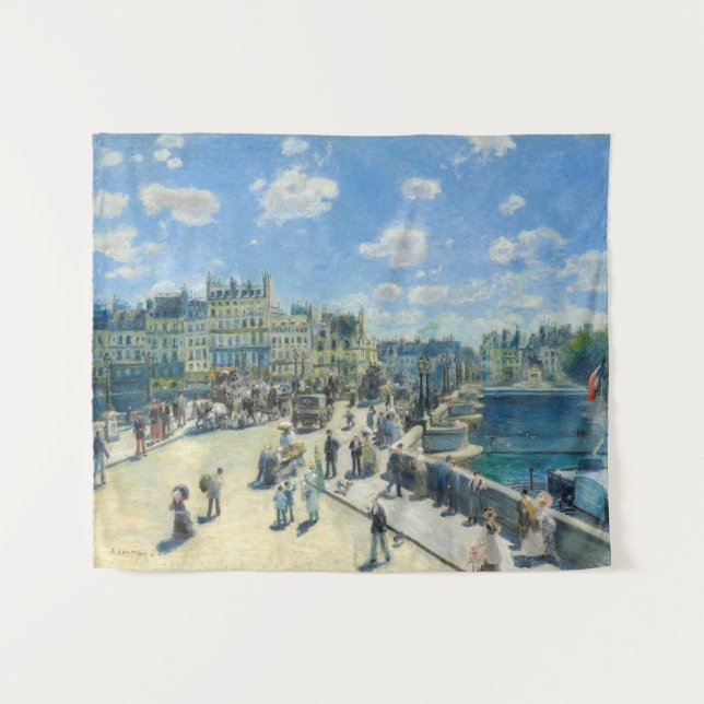 Tapete De Parede Pierre-Auguste Renoir - Paris, Pont-Neuf (Frente (Horizontal))