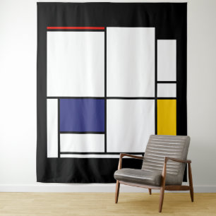 Tapete De Parede Piet Mondrian, Tableau 1