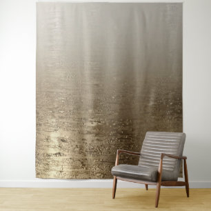 Tapete De Parede Pincel Dourado Glamouroso Elegância Moderna