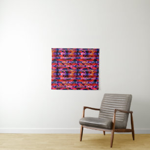 Tapete De Parede Pincel moderno abstrato sem soldadura trava multic