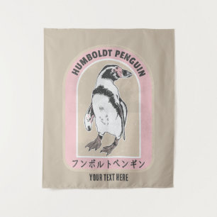 Tapete De Parede Pinguim humolt escrevendo Japonês