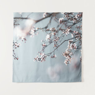 TAPETE DE PAREDE PINK CHERRY BLOSSOM EM FECHAR FOTOGRAFIA