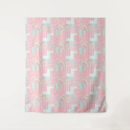 Tapete De Parede Pink Floral Aesthetic Tapestry | Romantic Wall Dec