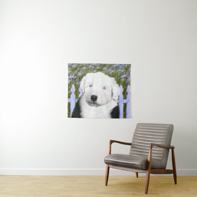 Tapete De Parede Pintor de Cachorro - Pintura de Cachorro (In Situ (Horizontal))