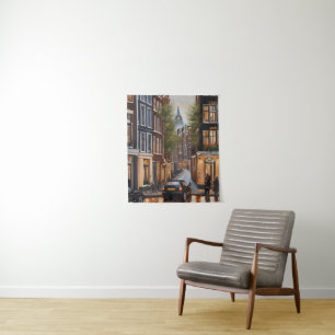 Tapete De Parede pintura a óleo de Amsterdã