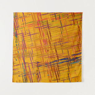 Tapete De Parede Pintura a óleo decorativa. Arte dinâmica vibrant