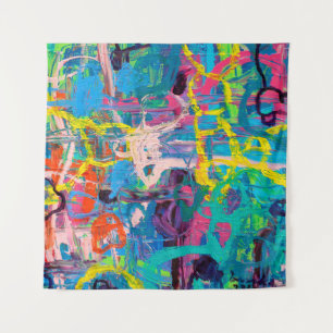 Tapete De Parede pintura abstrato