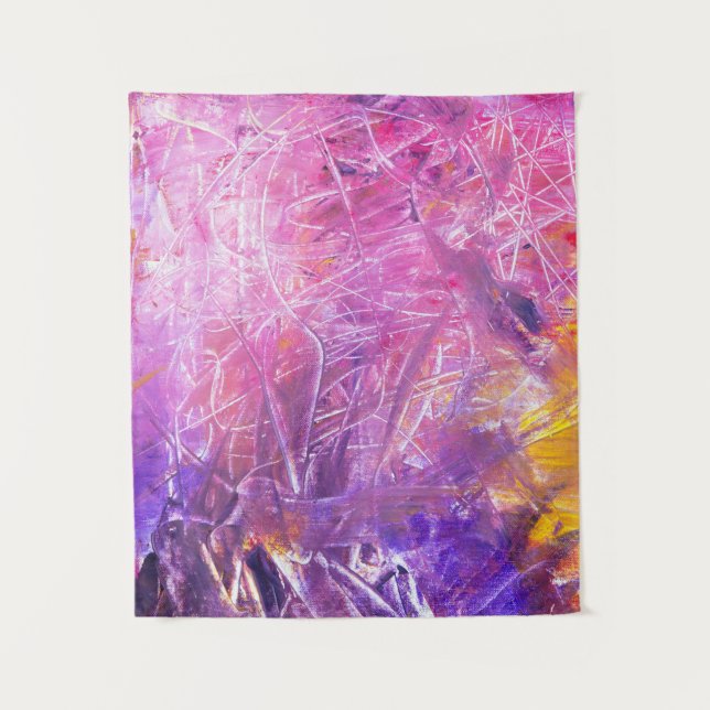 Tapete De Parede pintura abstrato (Frente)
