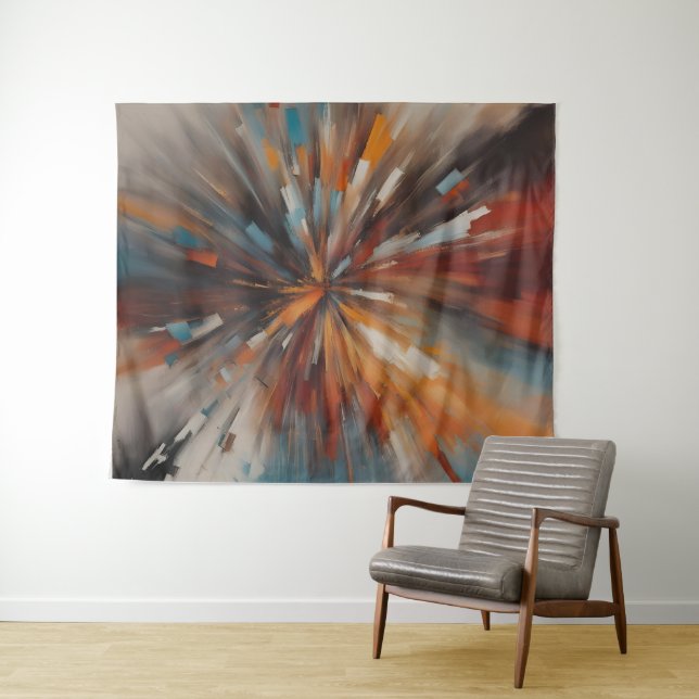 Tapete De Parede pintura abstrato (In Situ (Horizontal))