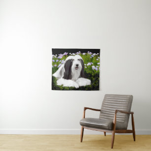 Tapete De Parede Pintura Collie com Manteiga - Arte Cachorra Origin
