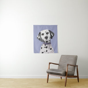Tapete De Parede Pintura Dalmática - Arte Cachorra Original