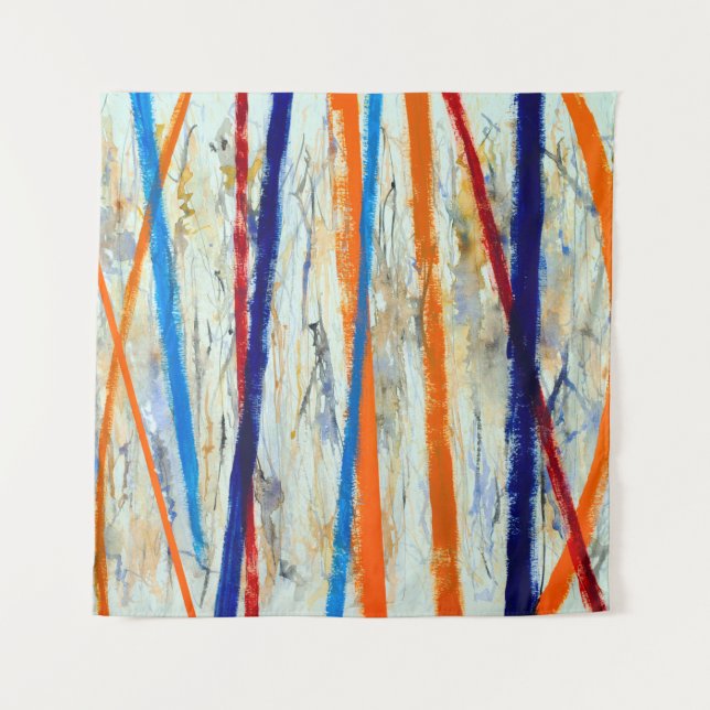 Tapete De Parede pintura de abstrato (Frente)