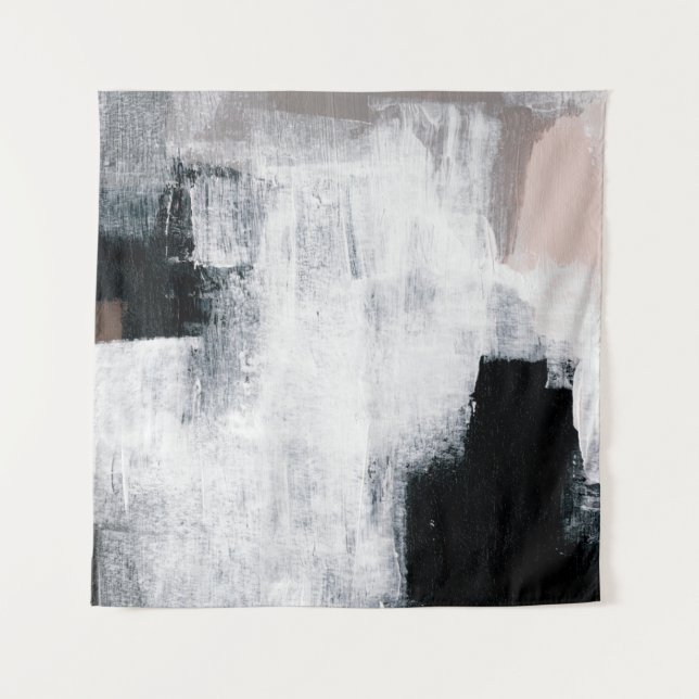 Tapete De Parede pintura de abstrato. A mão pintou a trabalho de ar (Frente)