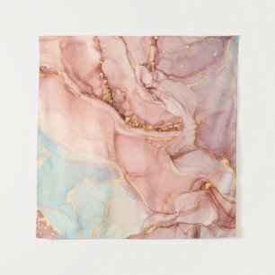 Tapete De Parede Pintura de abstrato fluido de luxo natural em alco