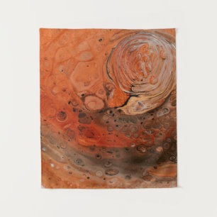 Tapete De Parede Pintura de abstrato laranja