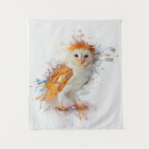 Tapete De Parede Pintura de Barn Owl