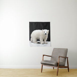 Tapete De Parede Pintura de Filhote de Urso Polar - Arte Original d