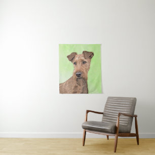 Tapete De Parede Pintura de Terrier irlandesa - Arte de cachorro or