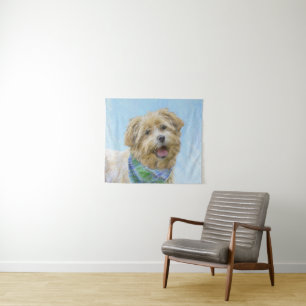 Tapete De Parede Pintura do Glen of Imaal Terrier - Arte Original d
