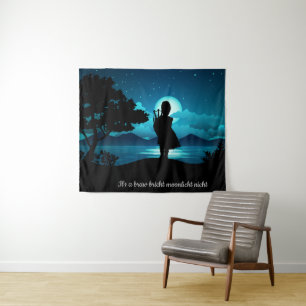 Tapete De Parede Piper escocês em Bright Moon