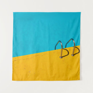 Tapete De Parede Piscina de natação com escada de aço inoxidável