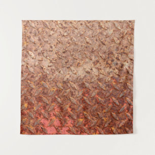 Tapete De Parede Placa de aço enferrujada, textura de metal doce.