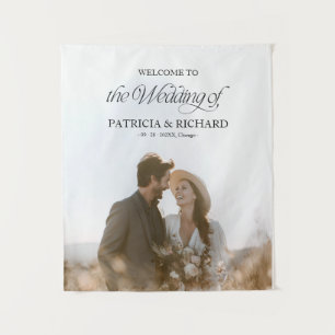 Tapete De Parede Placa de Boas-Vindas de Casamento Minimalista Mode