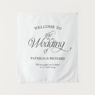 Tapete De Parede Placa de Boas-Vindas de Casamento Minimalista Mode