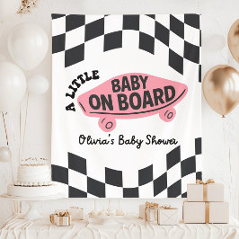 Tapete De Parede Placa de Boas-Vindas de Chás de Bebê Personalizada