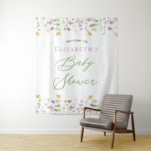 Placas de Boas-Vindas Rosa Amarelo Aquarela Verdej