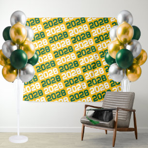 Tapete De Parede Plano de formação Dourado e verde
