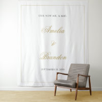 Plano de fundo clássico e Dourado de casamento