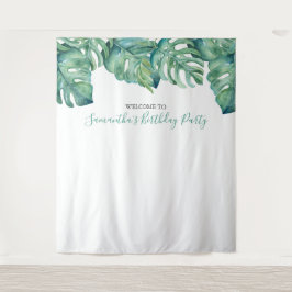 Tapete De Parede Plano de fundo da Booth de Fotografias Tropicais P