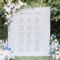 Plano de Fundo de Casamento Verde Azul & Sage