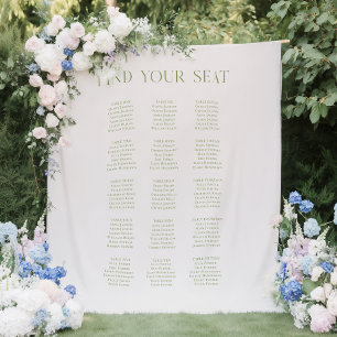 Tapete De Parede Plano de Fundo de Casamento Verde Beige & Sage