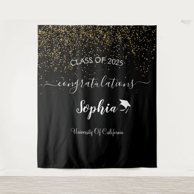 Tapete De Parede Plano de Fundo de Festa de Formatura de Roteiro Mo (Frente)