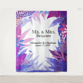 Tapete De Parede Plano de Fundo de Foto Tropical de Cor de Água de