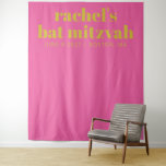 Tapete De Parede Plano de Fundo de Fotografia do Bat Mitzvah Cute A<br><div class="desc">Imagem Simples e Personalizada Típica Moderna Cor de Rosa e Bat Amarelo Mitzvah Fotografia</div>