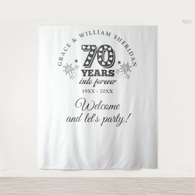 Tapete De Parede Plano de fundo de fotos do 70 do Forever (Frente)