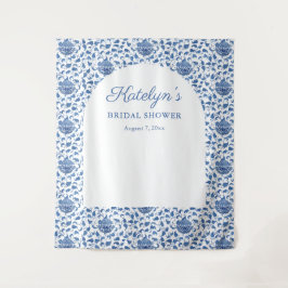 Tapete De Parede Plano de fundo de fotos do Chá de panela Chinoiser