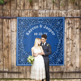 Tapete De Parede Plano de fundo de fotos do Western Wedding Blue Ba