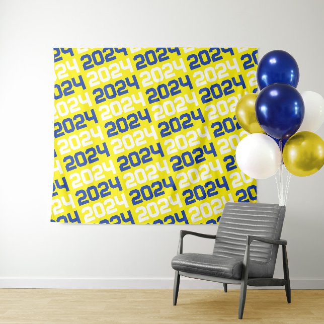 Tapete De Parede Plano de fundo de graduação azul e amarelo (Criador carregado)