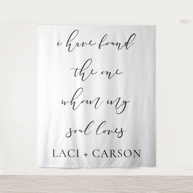 Tapete De Parede Plano de Fundo de Sinal de Casamento Personalizado (Frente)